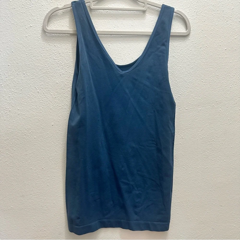 Filly Flair Blue Long Tank One Size